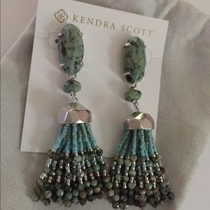 Kendra Scott Dove African Turquoise Earrings